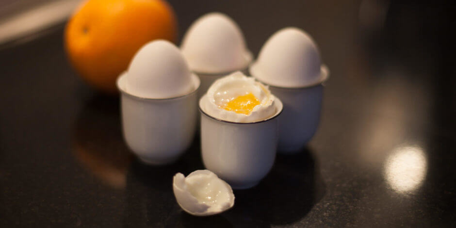 perfekte blødkogte æg med sous vide