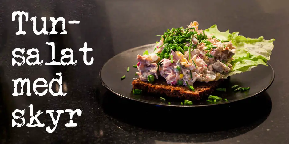 Tunsalat med skyr opskrift