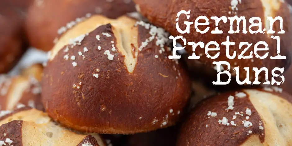 German Pretzel Buns Recipe