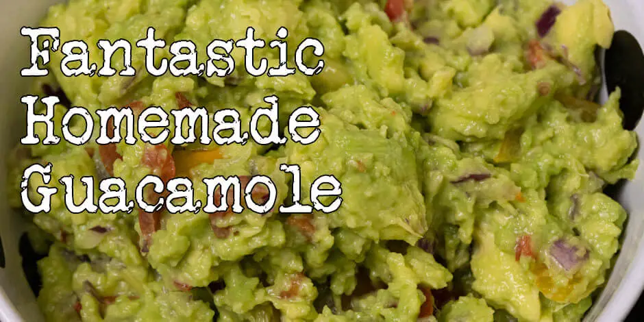 Homemade guacamole recipe